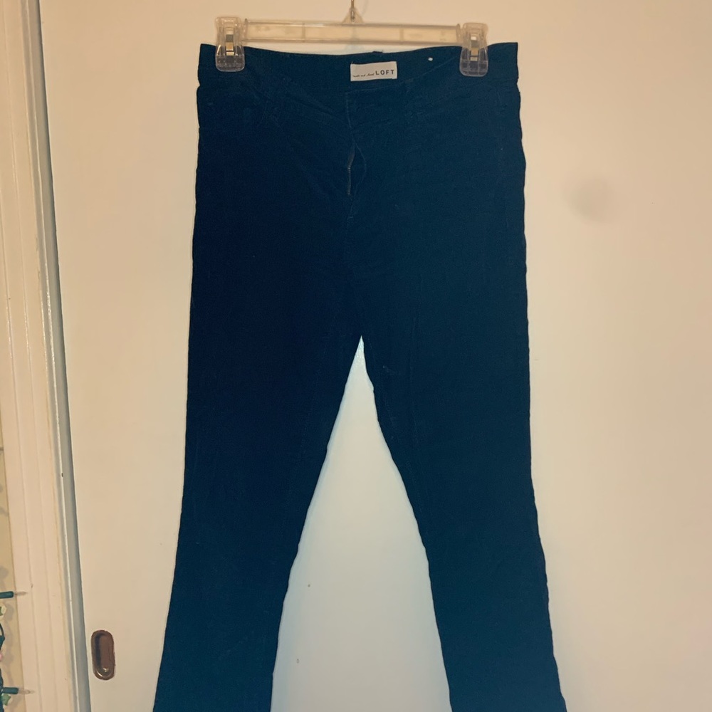 Loft Corduroy navy pants